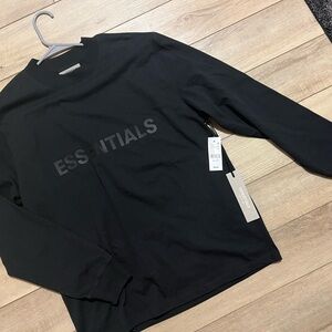 NWT long sleeve XS black